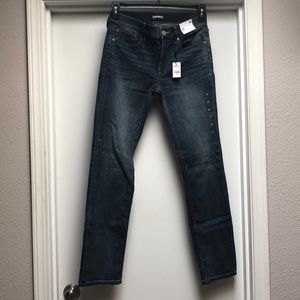 Express Mid Rise Stretch Skinny 6R